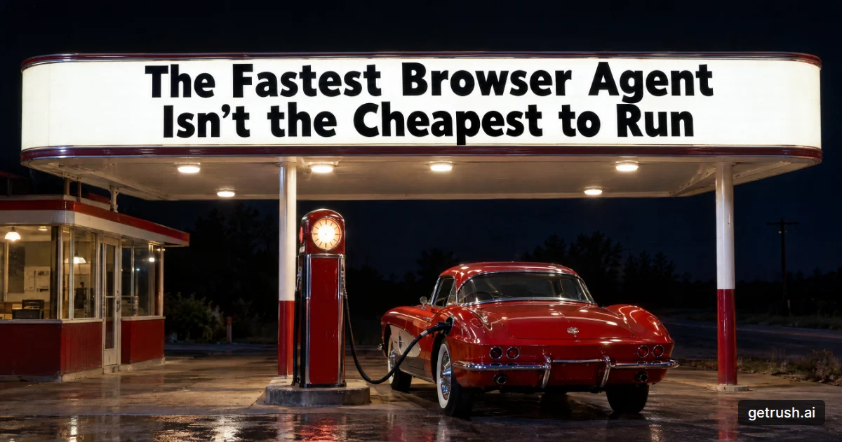 The Fastest Browser Agent Isn't the Cheapest to Run